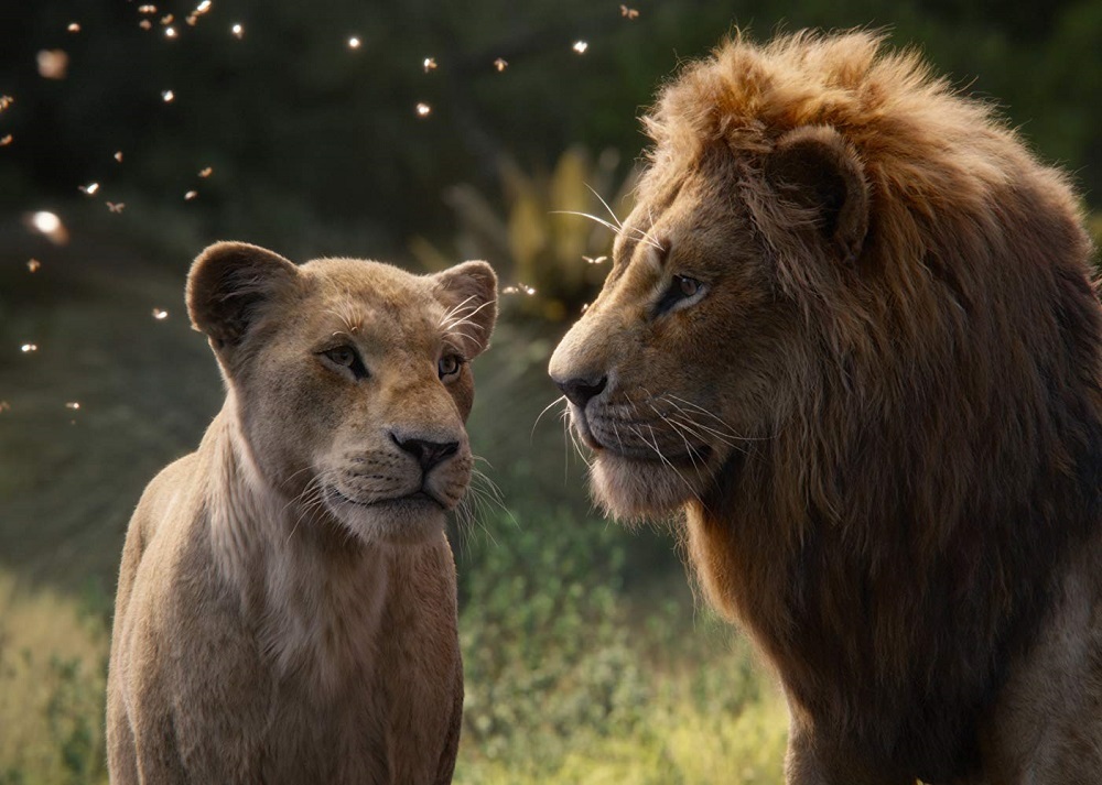 دونالد گلاور و بیانسه نولز کارتر در انیمیشن «شیر شاه» (The Lion King)